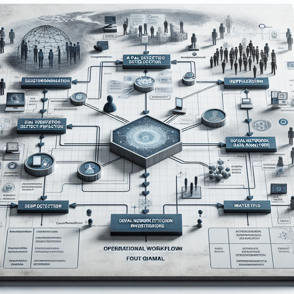 Analyst team collaborating on OSINT platform with link analysis graph