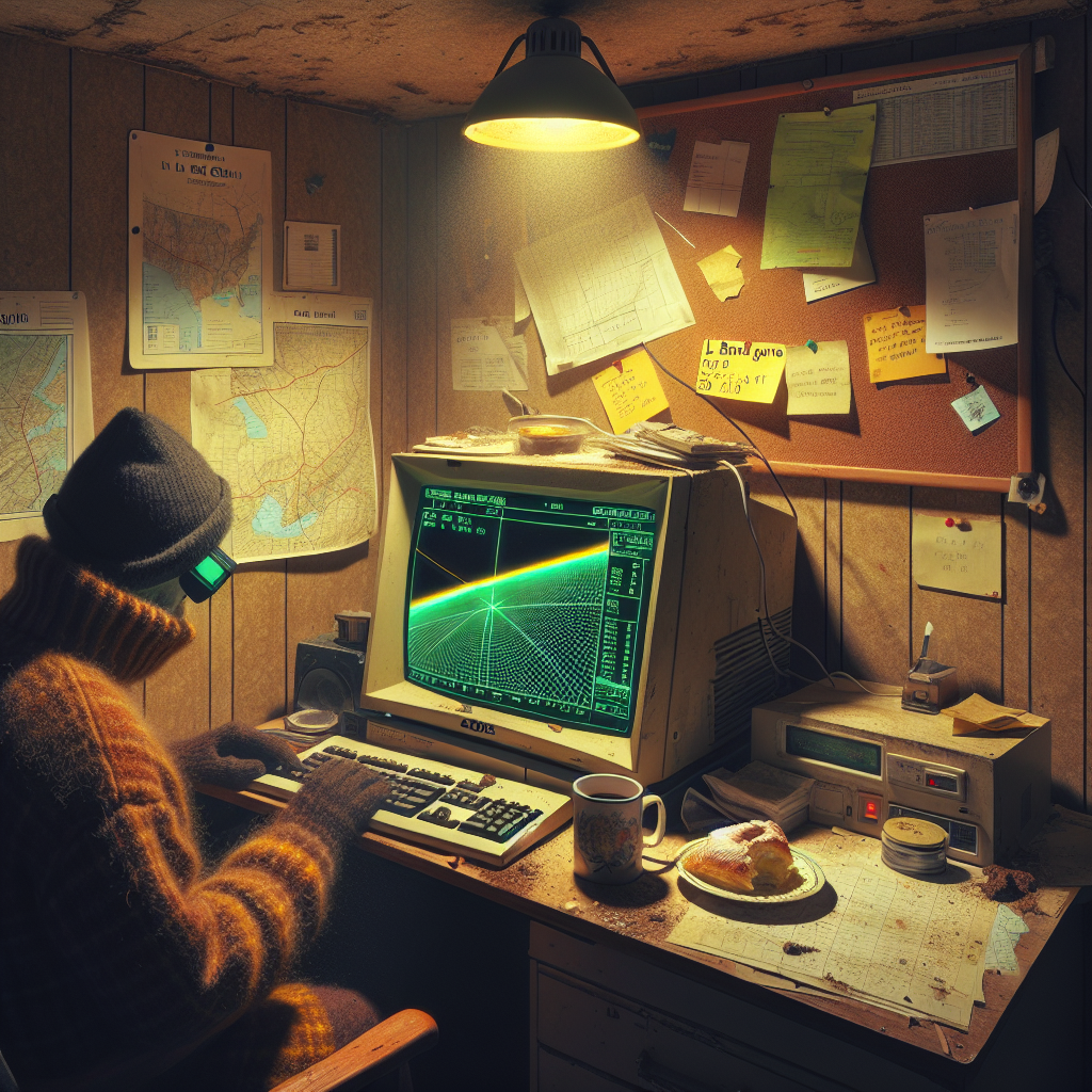 Graph visualization showing financial crime connections