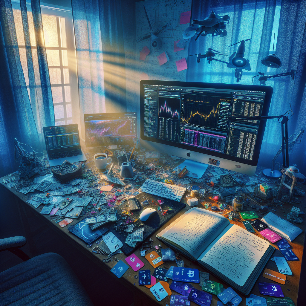 Graph visualization showing financial crime connections