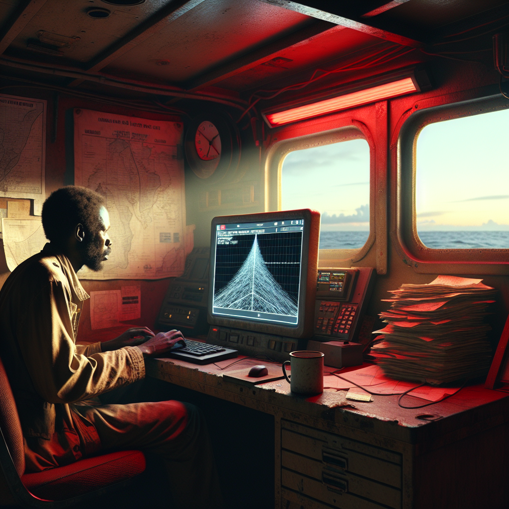 Graph visualization showing financial crime connections