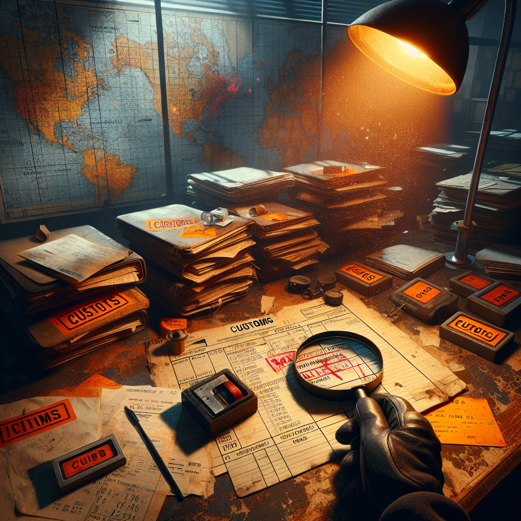 Graph visualization showing financial crime connections