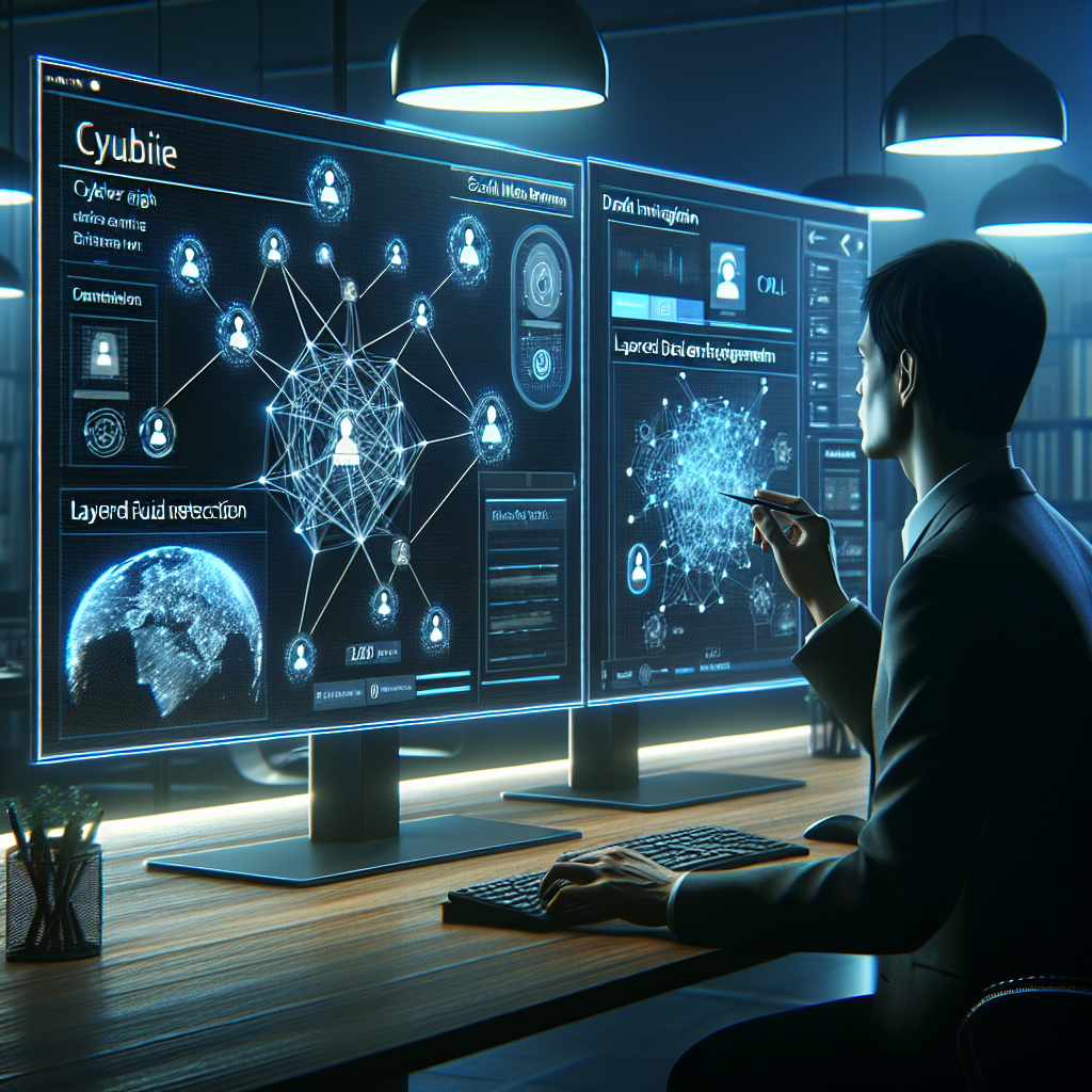 Analyst team collaborating on OSINT platform with link analysis graph
