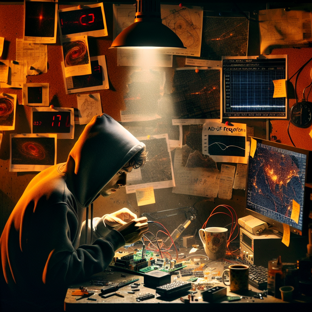 Graph visualization showing financial crime connections