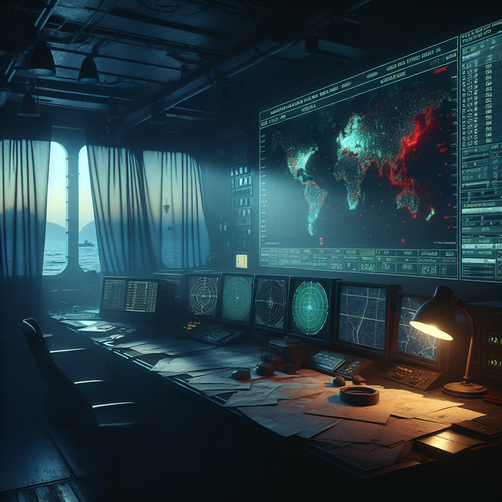 Graph visualization showing financial crime connections