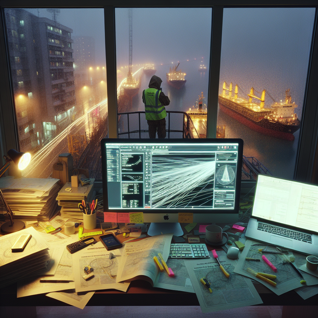 Graph visualization showing financial crime connections