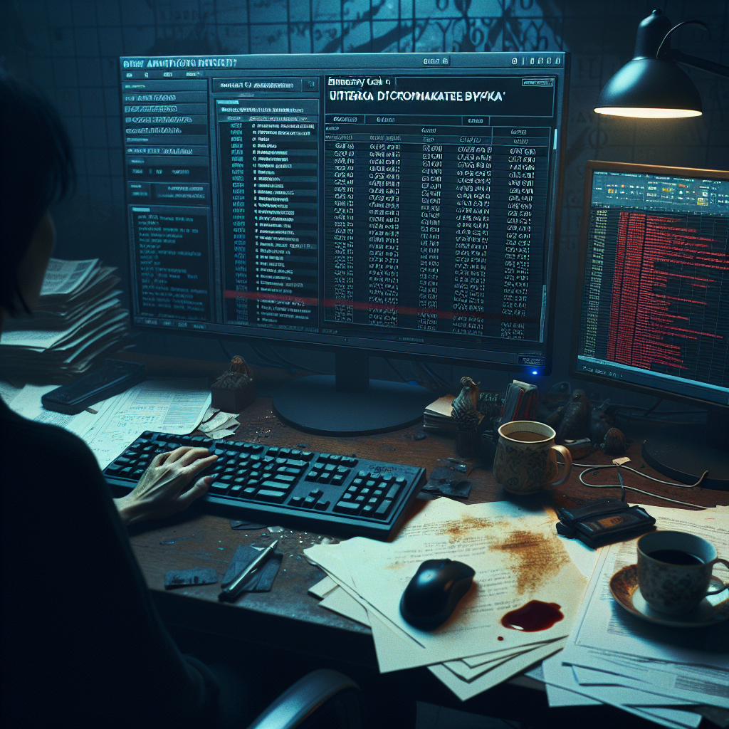 Graph visualization showing financial crime connections