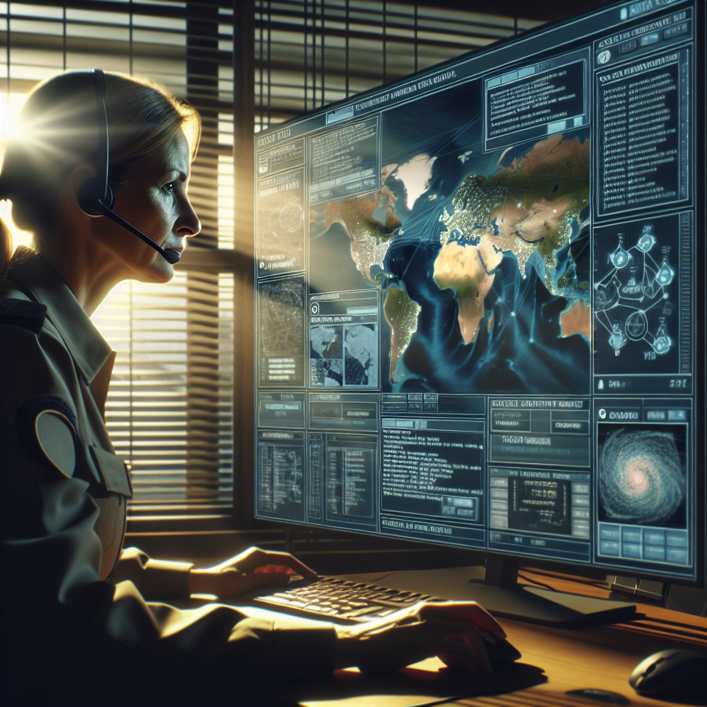 Graph visualization showing financial crime connections