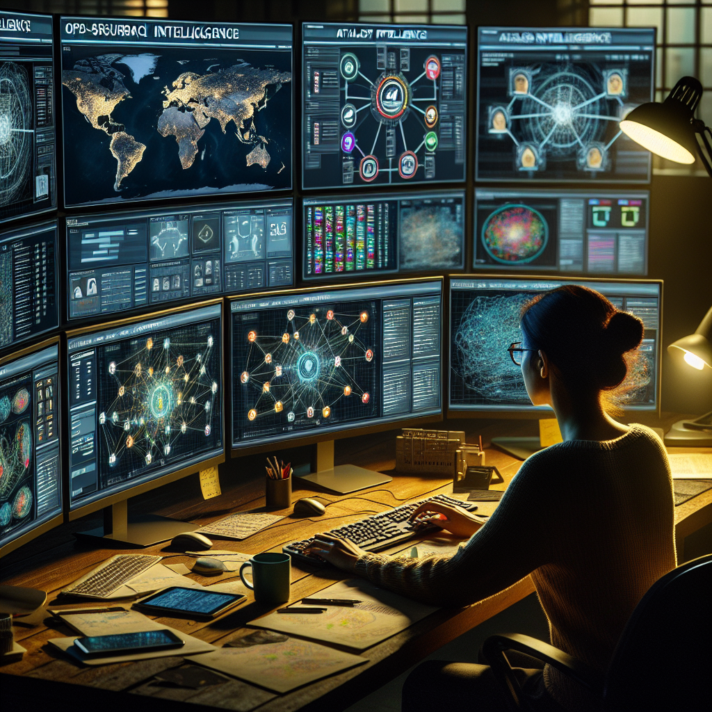 Graph visualization showing financial crime connections