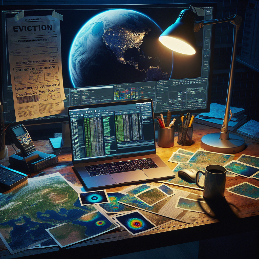 Graph visualization showing financial crime connections