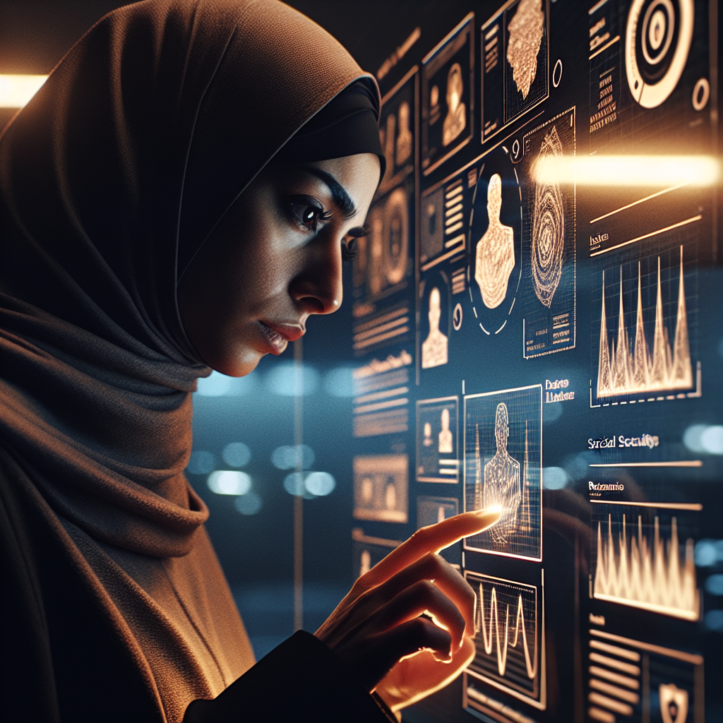 Graph visualization showing financial crime connections